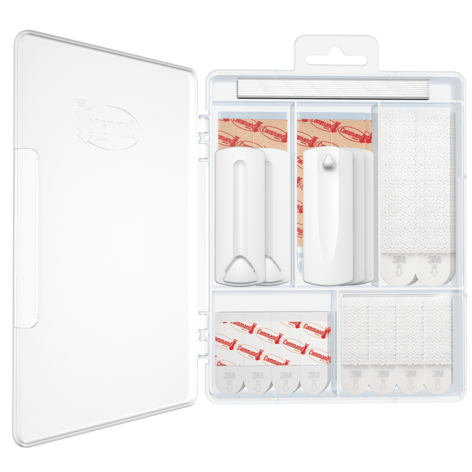 Command Picture Hanging Kit [Removable]: hangs up to 15 pictures (White) [12-pack]