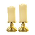 thumbnail image 1 of 2 Uds. de Velas Eléctricas Parpadeantes Sin Llama, Lámpara LED, Velas Votivas con Soporte, , Halloween, Bodas, Decoración Del Hogar, Adornos 7cmx16cm 7cmx18cm BLESIY Velas sin llama, 1 of 8