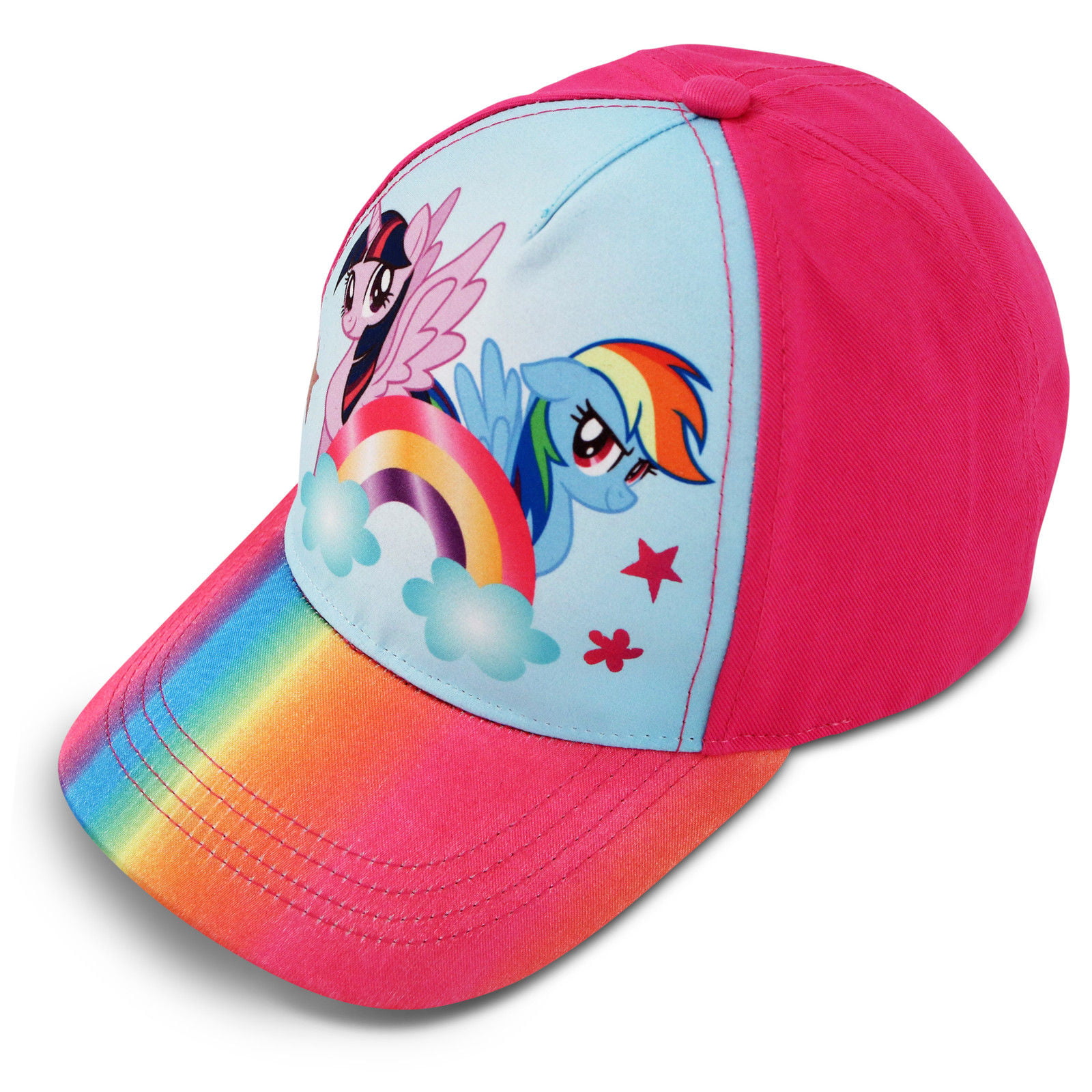 Age 4-7 Hasbro My Little Pony Rainbow Dash Cotton Baseball Cap Little Girls 