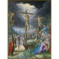 thumbnail image 3 of Friedrich Brentel 11x14 Black Modern Framed Museum Art Print Titled - The Crucifixion (1627), 3 of 5