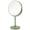 Green, variant on Chrome Double-sided Magnifying Vanity Face Mirror with 3 Color Lights