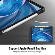 Fintie Case for iPad Air 11-inch M3 (2025) / M2 (2024), iPad Air 5th (2022) / 4th Generation (2020) 10.9 Inch - Shockproof Soft TPU Bumper with Slim Lightweight Clear Transparent Back Cover