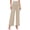 Cream White, variant on Women'S Cargo Business Work Casual Trousers with Pockets Light Blue XL