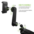 thumbnail image 5 of Cellet Car Sun Visor Clip Phone Holder, 360° Rotating Cradle Mount for Smartphones up to 4.7", 5 of 10