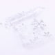 thumbnail image 5 of Bolsas de regalo transparentes con cordón pequeño copo de nieve hilo Pttern bolsa de caramelo soporte para recuerdo de banquete de boda 100 Uds Noticed JJ17761-00, 5 of 7
