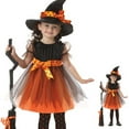 thumbnail image 3 of Halloween 3-13Y Children Girls Vampire Witch Bat Cosplay Dress Carnival Party Toddler Kids Halloween Costume Dress Up, 3 of 5