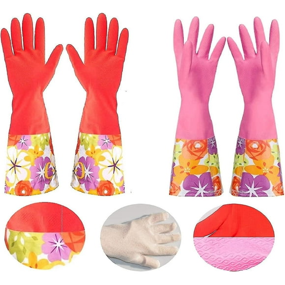 Dishwashing Gs Non-slip Hold Kit Cleaning Rubber Gs With Lining