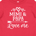 thumbnail image 4 of Inktastic Mimi and Papa Love Me for Grandchild Boys or Girls Baby T-Shirt, 4 of 5