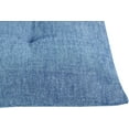 thumbnail image 6 of Chair Cushion Pads - Set of 4 - Buffalo Gingham Check - Dining Kitchen Office Chair Seat Cushion with Ties - Durable Cotton Fabric - Thick Comfy Poly Fill - Indoor Use - 17x17 in – Blue, 6 of 13