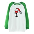 thumbnail image 4 of Qiopertar Femmes Décontracté Manches Longues Col Rond Hauts Chemises Amples Blouse Imprimé Graphique Chandail en Molleton Offres de la Semaine Liquidation à Moins de 5$ jusqu'à 90 % de Réduction, 4 of 4