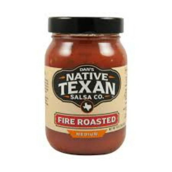 Native Texan Salsa, Fire Roasted, Medium - (Case of 6 - 16 oz)