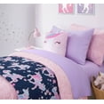 thumbnail image 4 of Your Zone Kids Super Soft Microfiber Sheet Set, Purple, Twin, 3 Piece, 4 of 14