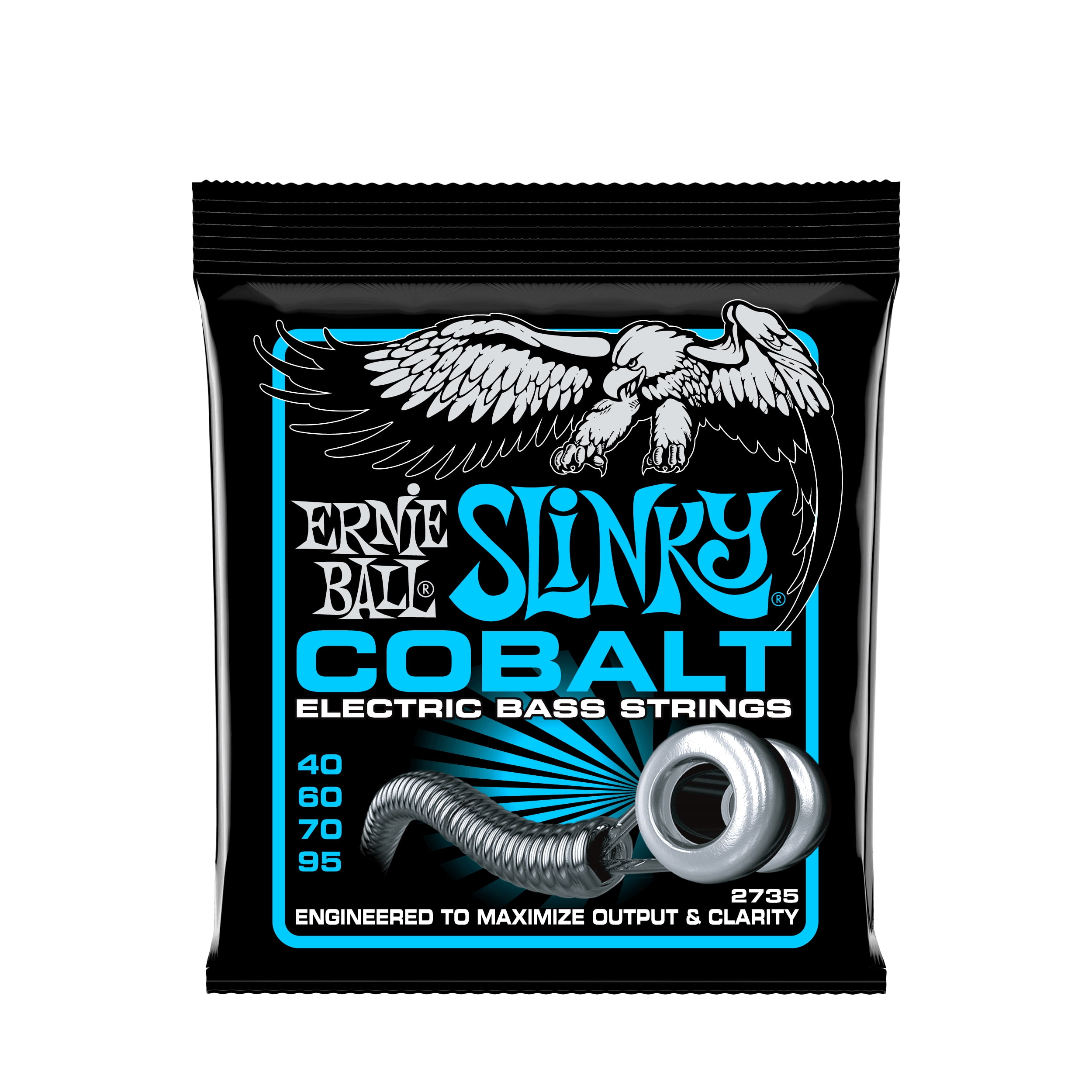 Ernie Ball Extra Slinky Cobalt Electric Bass Strings 4095 Gauge