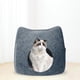 thumbnail image 3 of Cama acolchada para , camas extraíbles para para suministros para mascotas de interior con cremallera, tienda pequeña lavable para , oscuro Colco Cueva de la cama del gato, 3 of 7