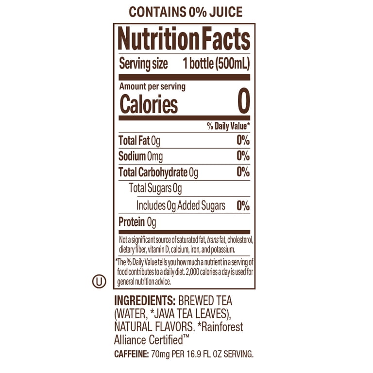 Tejava Lemon Black Iced Tea, 16.9 fl oz, 12 Pack photo 3