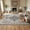 Vintage Green, variant on HOOBRO 6' x 9' Washable Non-Slip Area Rug, Boho Vintage Low-Pile, Light Blue