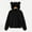 Black, variant on fatyb Women's Fuzzy Hoodies Thermal Fleece Hooded Sweatshirts Womens Long Sleeve Cute Pullover with Pocket
