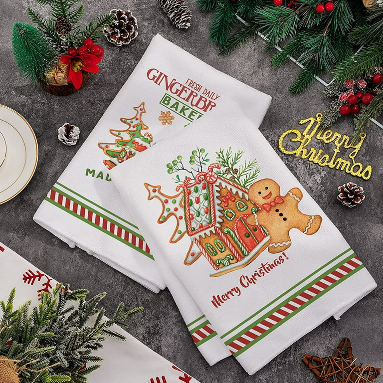 Kitchen Towel, Home Kitchen Towel, Fast Drying Towels, Decorative Kitchen  Towels For Cooking And Baking, Christmas Gift