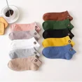thumbnail image 4 of 10 Pares Calcetines Deportiva Liso Algodón Para Mujer Y Niño, 4 of 8