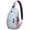 Cartoon Bear S, variant on Cartoon Bear Sling Backpack, Cute Polar Bear Print Crossbody Bag, Winter Forest Wild Hunting Artistic Pattern for Travel and Daily Use