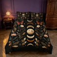 thumbnail image 2 of Homewish Moon Phase Printed Bedding, Butterfly Blossom Duvet Cover Full, Black Reversible 3 Pieces, 1 Duvet Cover and 2 Pillowcases, 2 of 6