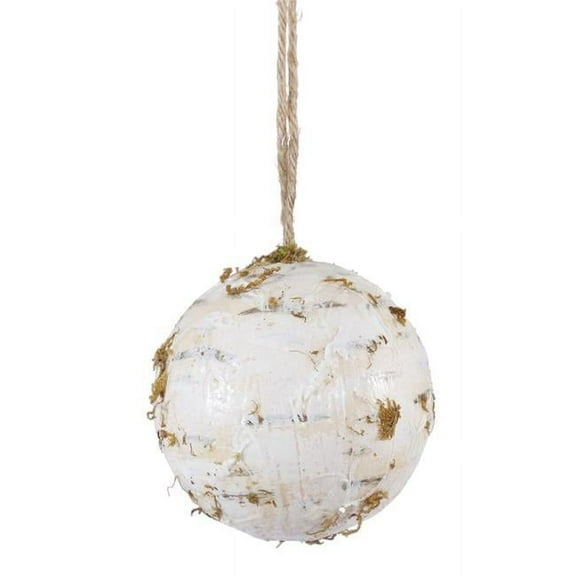 8 in. Birch Ball Christmas Ornament