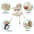 thumbnail image 5 of KIDDOS, Silla Alta Periquera Bebe Mecedora 5 En 1 Ajustable Plegable., 5 of 5