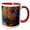 Red/White, variant on 3drose, Bubbles, 15oz Two-tone Red Mug