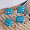 thumbnail image 3 of For AirPods 3rd Gen 2021/1/2/Pro 2 case，Shockproof Cute Doraemon Shell pattern PC Case Cover With Pendant, 3 of 5