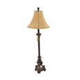 thumbnail image 4 of DecMode Lampe de Table en Polystone Bronze avec Abat-Jour, 31, 4 of 5