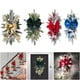 thumbnail image 2 of Christmas Wreath With Led Light For Front Door Staircase Fireplace Outdoor Decor Hanging Stair Wall Christmas Decoration 2024, 2 of 5
