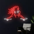 thumbnail image 3 of Girl DJ Led Sign, DJ Lady Neon Light, DJ Woman Neon Sign, Music Player Led Light, Music Room Wall, 3 of 5