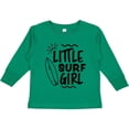 thumbnail image 3 of Inktastic Little Surf Girl with Surfboard Girls Long Sleeve Toddler T-Shirt, 3 of 5