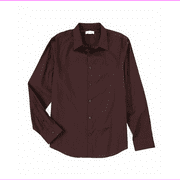 Calvin Klein Men's Classic-Fit Shirt,Wine Testing ,Sz Small