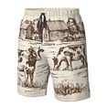 thumbnail image 5 of Naloa Cows On The Farm Men's Beach Shorts, Surfing shorts, Swim trunks, Quick Dry Swim Trunks for Surfing Beach Fun - Medium, 5 of 9
