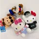 thumbnail image 2 of Anime Sanrioed Cosplay Hello Kittys Plush Toy Bag colgante llavero lindo animales Retro Plushie muñeca suave regalos de cumpleaños para niños, 2 of 5