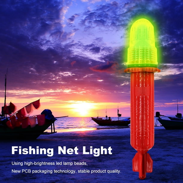 Yocowu Fishing Float LED Fish Lights Waterproof Bobber Boat Ocean Fishing  Accessories 