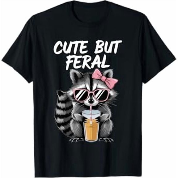 Cute but Feral Raccoon T-Shirt