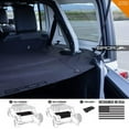 thumbnail image 2 of GPCA Jeep Wrangler JL 4DR Cargo Cover LITE, 2 of 11