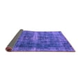 thumbnail image 2 of Ahgly Company Indoor Square Oriental Purple Industrial Area Rugs, 7' Square, 2 of 4