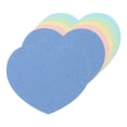 thumbnail image 1 of 100PCS Recortes de Papel en Forma de Corazón de 2.5 Pulgadas, Recortes en Forma de Corazón de Colores Variados, Azul, Verde, Rosa, 1 of 6