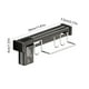 thumbnail image 3 of Portacuchillos de cocina de acero inoxidable | Estante de herramientas de pared con cierre magnético | Organizador compacto para utensilios y cubiertos | Resistente a la corrosión y fácil de instalar, 3 of 6