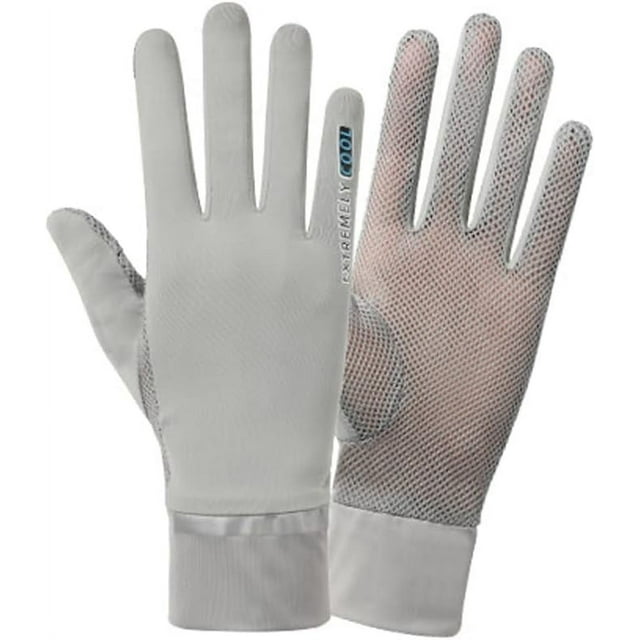 Reflective Mesh Driving Gloves for Women Summer Anti-UV Protection Sunscreen 2 Fingers Flip Touchscreen Cooling Breathable Gloves Cycling Riding Full Palm Sport Non-Slip Grip Motorcycle Golf Mittens