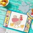 thumbnail image 2 of Weekend Chicken Patchwork Quilting Template Set - with Instructions, Chicken Shape Acrylic Templates for Sewing, DIY Chicken Themed Patchwork Accessories Sewing Pattern, 2 of 7