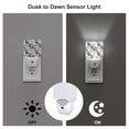 thumbnail image 3 of Honeii Hand Drawn Snake Print LED Night Light with Light Sensor, Night Lights Plug Into Wall,Ideal for Bedrooms and Hallways-US, 3 of 7