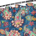 thumbnail image 3 of Waterproof Bohemian Shower Curtain 72x72 Inch Boho Style Polyester Unique Shower Curtain for Bathroom Hotel Home Decor with 12 Plastic Hooks, 3 of 5