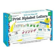 Carson-Dellosa Publishing 846035 Write-On/Wipe-Off Print Alphabet Letters Activity Set, Ages 4 and Up (CDP846035)