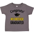 thumbnail image 3 of Inktastic Congrats My Brother Graduated with Cap Boys or Girls Toddler T-Shirt, 3 of 5