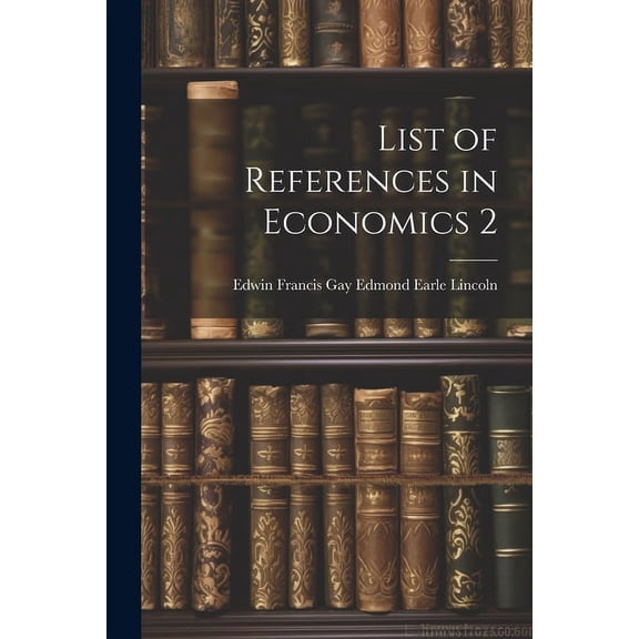 List of References in Economics 2 (Paperback)