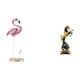 thumbnail image 1 of Estatua de flamenco de resina, escultura de ave decorativa para jardín, adorno de jardín, estatua de caballo, decoración de estante o escritorio, idea, 1 of 8